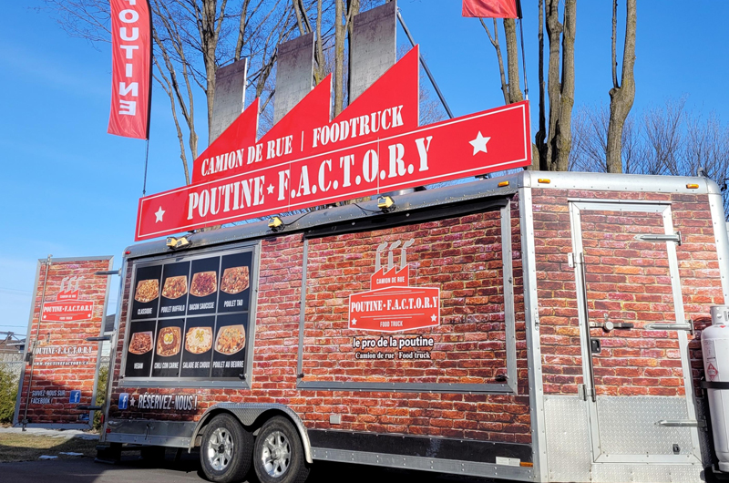 Camion de rue Poutine Factory Food truck Festival